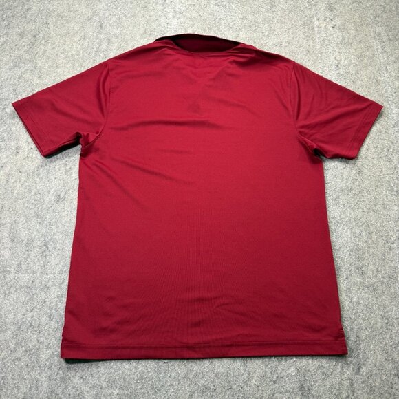 South Carolina Gamecocks Under Armour Polo Shirt Men M Red Loose Performance - Picture 8 of 13